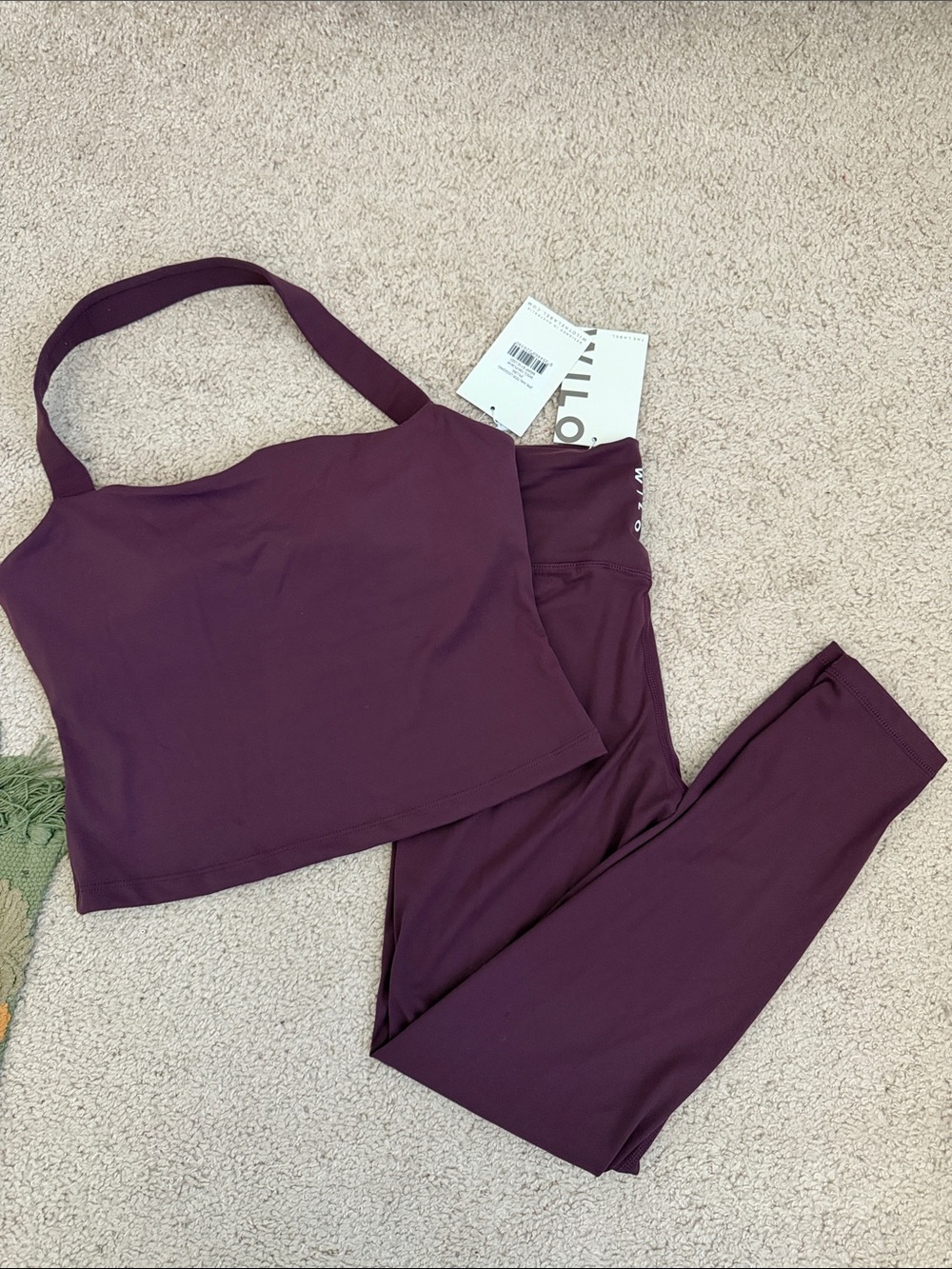 Wilo The Label 2 Pc Halter Top/ Legging set